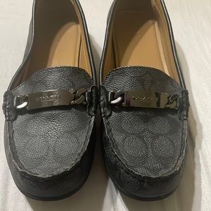 Coach Olive Smoke Black loafers